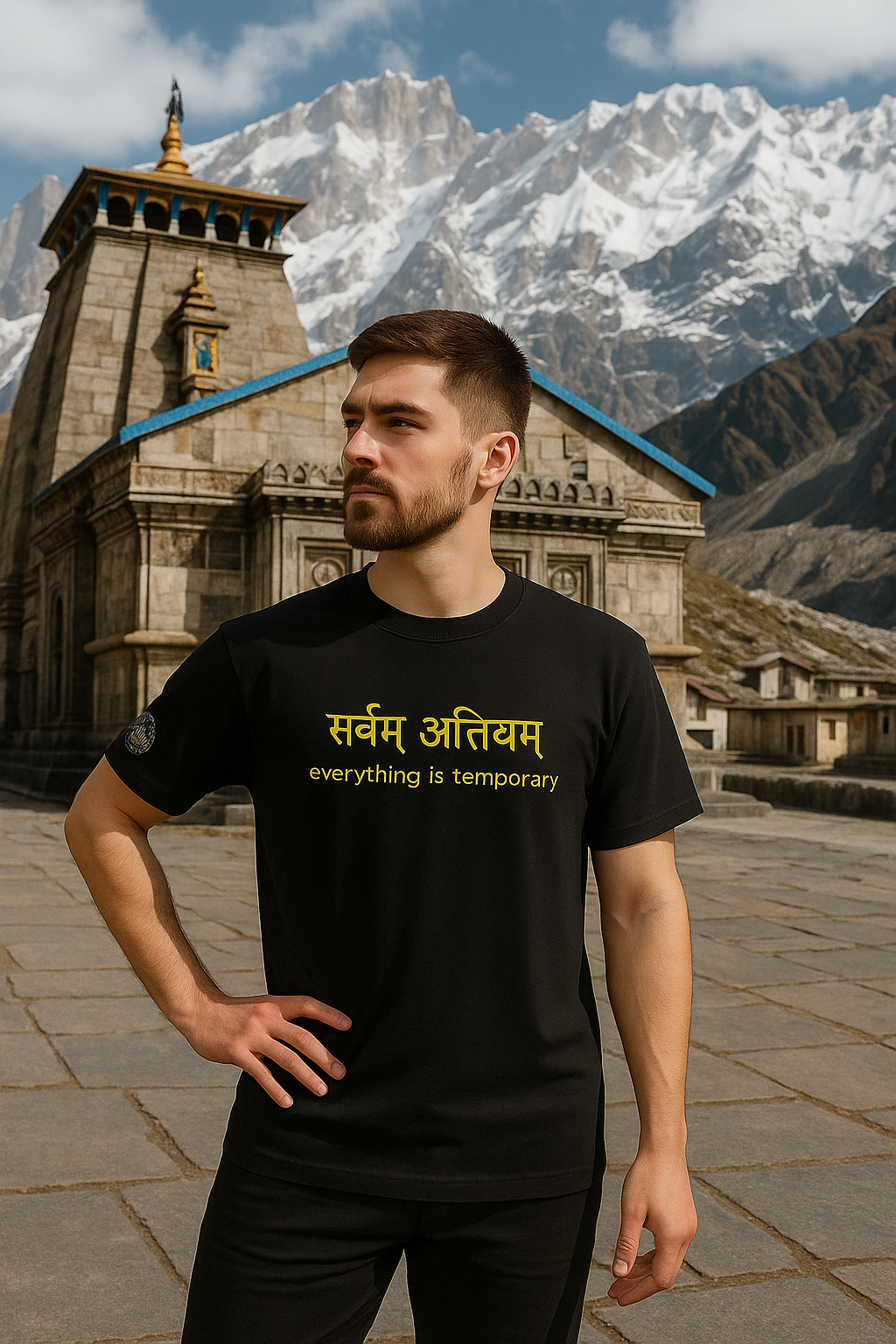 Bairaaaagi(oversize)-Everything is temporary.